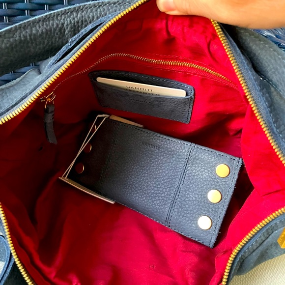 Hammitt Morgan Skylight Blue Suede - Picture 2 of 7